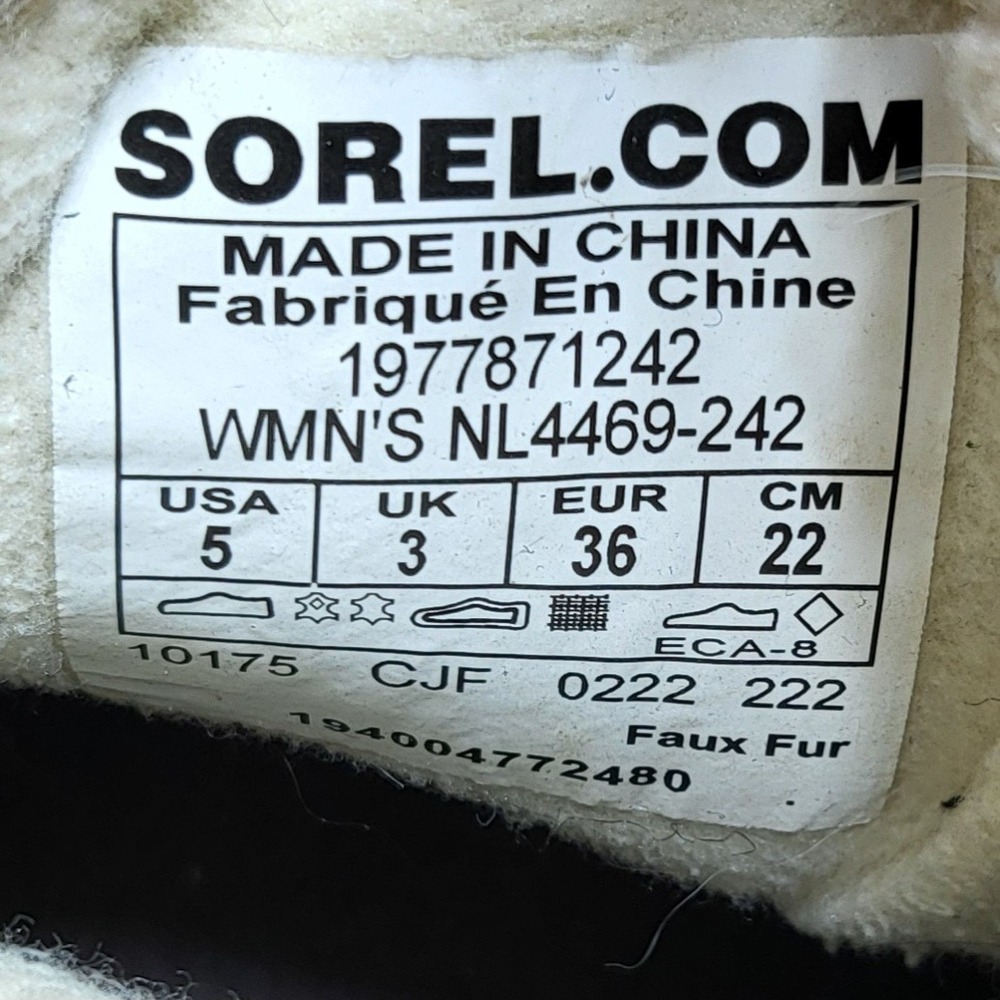 Sorel Lennox Street Waterproof Boots Womens 5 Omega Taupe Olive NL4469-242 - Picture 7 of 11